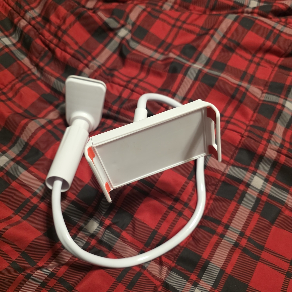 Flexible White Phone Holder